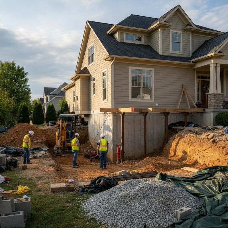 Building Foundation Repair in Mount Holly, NC