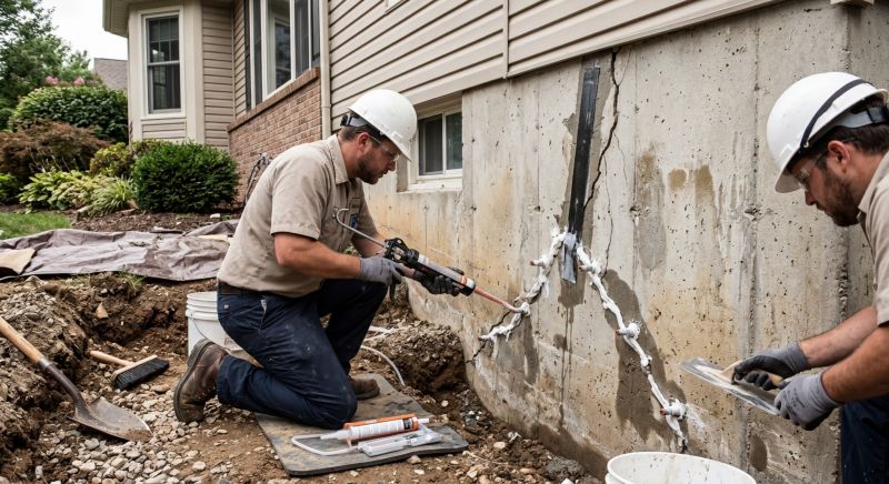 Cracked Foundation Repair in Kings Mountain, NC