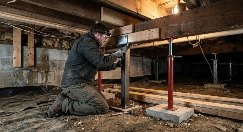 Crawlspace Structural Repair in Gastonia, NC