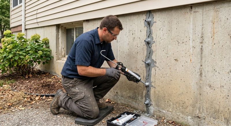 Foundation Crack Sealing in Gastonia, NC