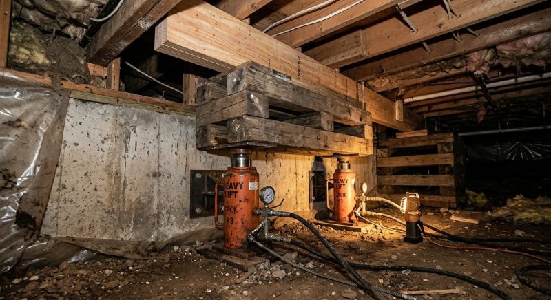 Foundation Jacking in Fort Mill, SC