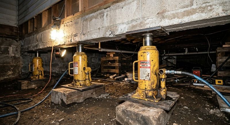 Foundation Jacking in Gaston County, NC