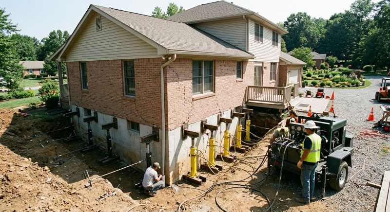 Foundation Jacking in Gastonia, NC