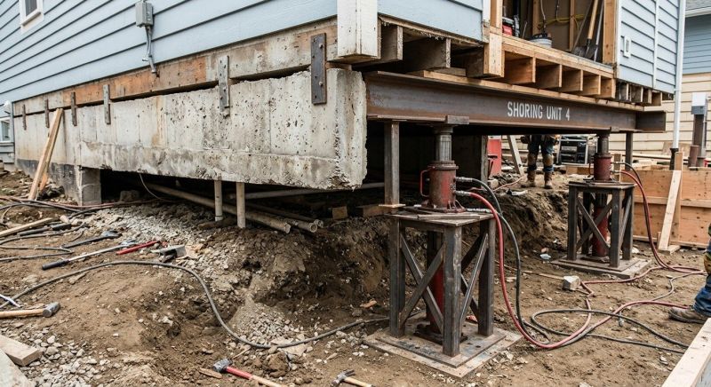 Foundation Jacking in Gastonia, NC