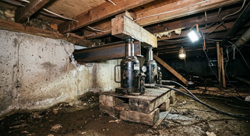Foundation Jacking in York, SC