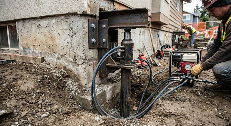 Foundation Lifting in Mount Holly, NC