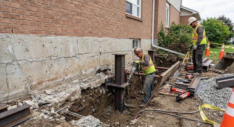 Foundation Structural Repair in Iron Station, NC