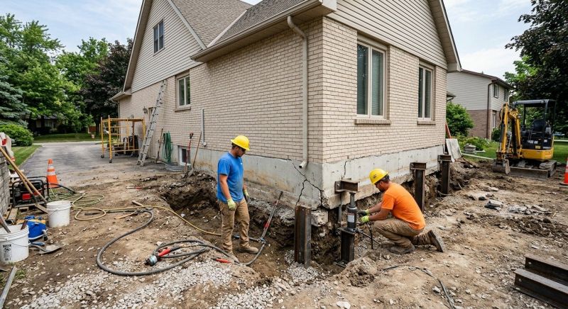 Helical Piers Installation in Gastonia, NC