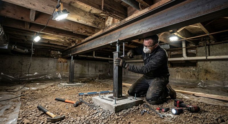 Slab Foundation Repair in Gastonia, NC